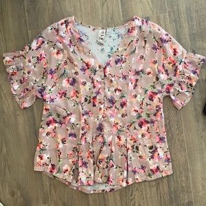 Variety of butterfly style short sleeve blouses